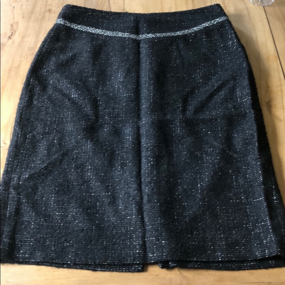 Wool pencil skirt